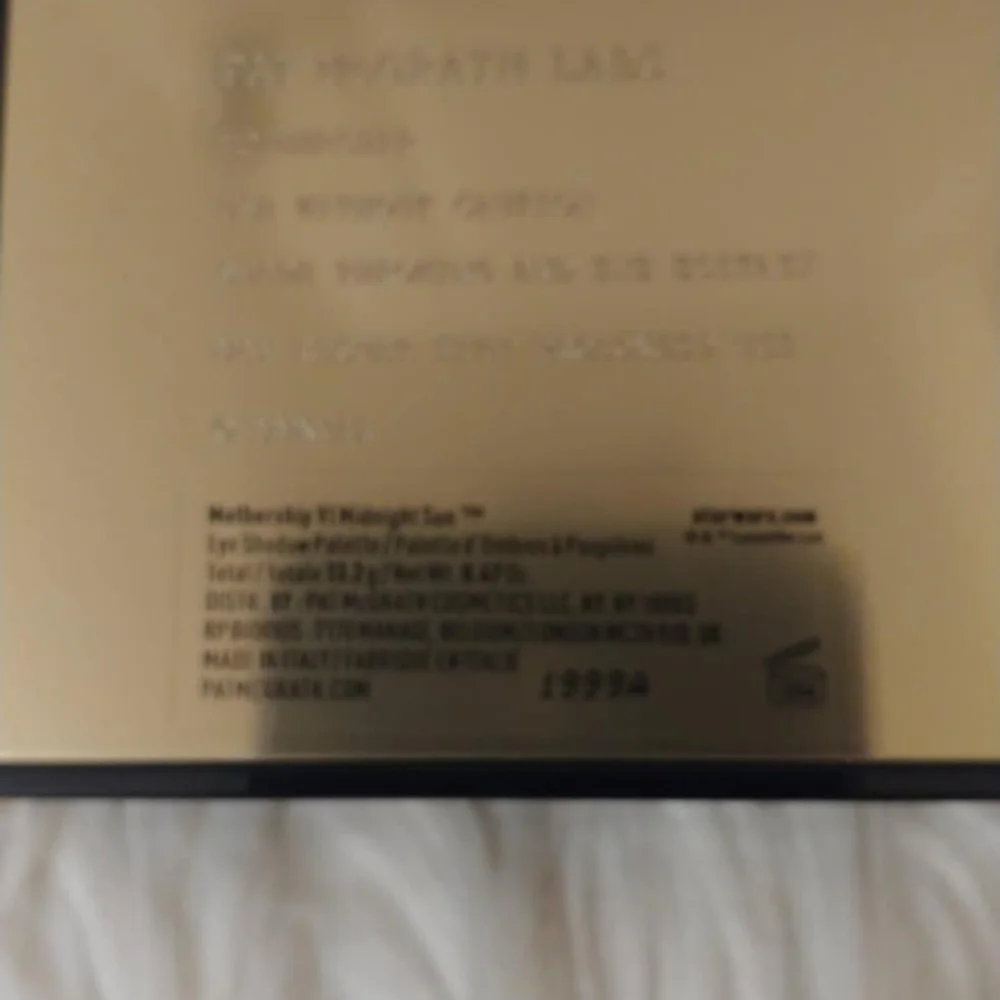 🖤FIRM! NWT PAT MCGRATH LABS X STAR WARS MOTHERSHIP VI MIDNIGHT SUN EYESHADOW PA